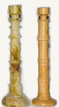 Candle Stand - handcrafted natural stone from Pakistan - Pak Expo